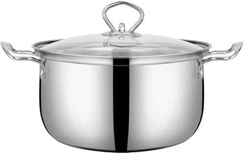 Olla de sopa de acero inoxidable Ollas de cocina con tapas Olla de agua hirviendo Olla de cocina Olla de cocina Olla de cocina Olla de cocina Olla