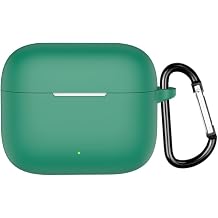 Soft Silicone Slim Fit Shockproof Protective Cover Case with Keychain for Oppo Enco Air 4i-Color#5
