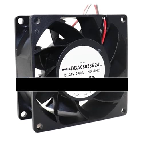 Ventilateur DBA08038B24L 24 V refroidisseur axial pour boîtier industriel