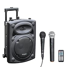 PORT8VHF-BT : Battery powered portable speaker with USB reader, Bluetooth, 2 microphones (wired and VHF), with a power of 200W RMS and 400W max. Discover the whole PORT VHF range and find THE power that suits you. The PORT8VHF-BT is the most compact ...
