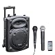 PA-Anlage Ibiza PORT8VHF-BT tragbarer Lautsprecher 8" 400W