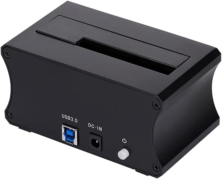 USB3.0 Hard Drive Docking Station 2.5/3.5'' SATA HDD/SSD High Speed Aluminum Alloy HDD Enclosure Card Reader