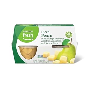 Amazon Fresh, Diced Pears in White ...
