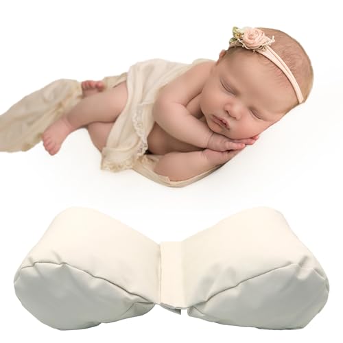 Image of SPOKKI Newborn Baby Photography Butterfly Posing Pillow, Baby Photoshoot Props | Fall Photo Prop for Boy Girl Princess Twins Birthday Party