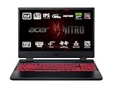Acer Nitro 5 AN515-47 - Ordenador Portátil Gaming 15.6' Full HD IPS 144Hz (AMD Ryzen 7-7735HS, 16GB RAM, 512GB SSD, NVIDIA RTX 3050Ti, Sin Sistema Operativo) Color Negro - Teclado QWERTY Español