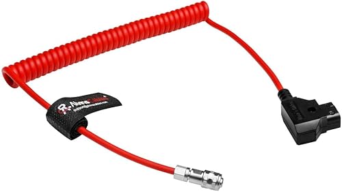 Vista 8 de Alvin's Cables BMPCC 4K 6K a D Tap Cable de alimentación para Blackmagic Pocket Cinema Cámara 4K 6K pro Weipu 2 Pin hembra a P Tap Cable en espiral
