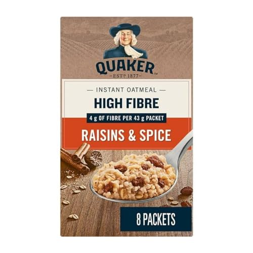 Generic Quaker High Fibre, Raisins & Spice Instant Oatmeal thumb #1