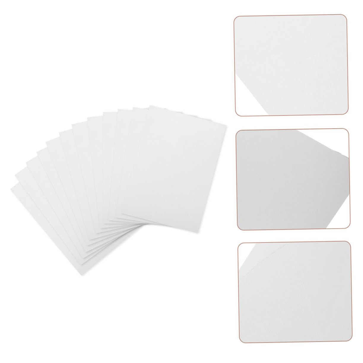 Papier Aquarelle 100 Feuilles Blanc Épais 160g, Grain Grossier