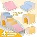 CAMELUS Large Climbing Toys for 1 Year Old, 4-Piece Toddler Climbing Toys Indoor, Soft Play Set Baby Foam Climbing Blocks for Toddlers, Climb Crawl Activity Play Set, Birthday