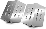 Utheer 65505 7622 Heat Deflector 13-1/4 Inches for Weber Genesis 300 Series Genesis E/S-310, E/S-320, E/S-330 with Front Control Knobs (2011 and Newer), Replaces for Weber 65505 62756, 16 GA
