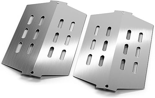 Utheer 65505 7622 Heat Deflector for Weber Genesis 300 Series, Genesis E/S-310, E/S-320, E/S-330 with Front Control Knobs (2011 and Newer), 13-1/4 Inch Heat Plate Parts for Weber 65505 62756, 16 GA