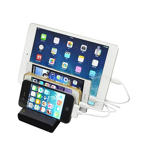 Base universal para móvil que soluciona la falta de jack de audio con 220V 4