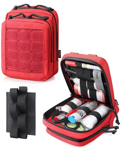 Bolsa de Primeros Auxilios Molle de nylon vacía para cinturón militar táctico