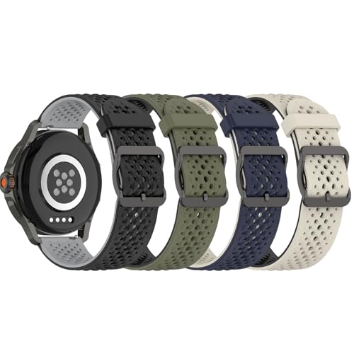 RuenTech Compatible with Jugeman Smartwatch Bracelet P99/Y66, Sports Silicone Watch Strap for Jugeman/Motast P99 1.96 Inch Replacement Strap, Mittelgroße, Silicone, No Gemstone