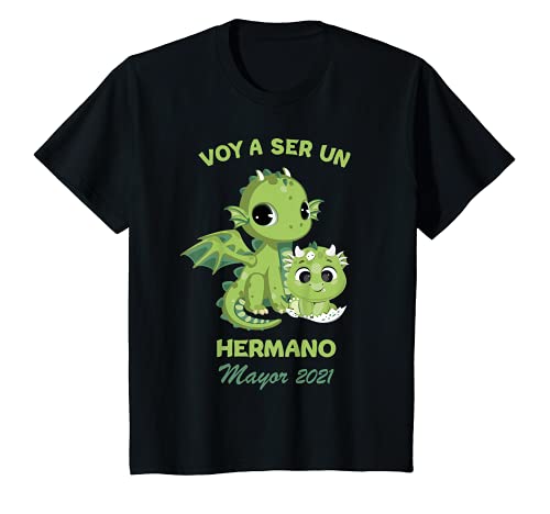 Niños Voy a ser un hermano mayor 2021 Anuncia embarazo Camiseta