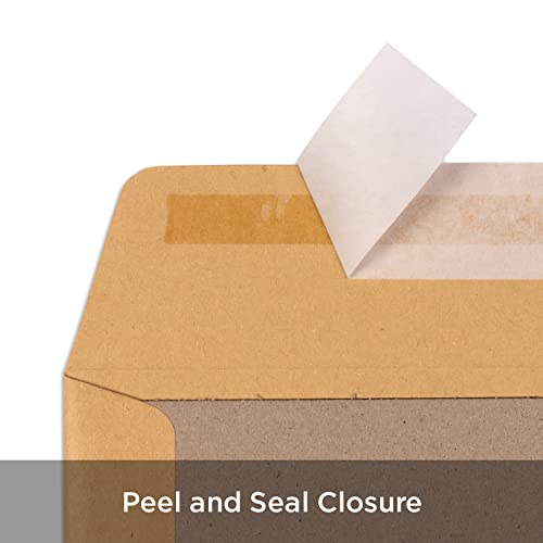 Blake Embalagem pura, papelão rígido para fotos e certificados, 23 x 32 cm, envelopes Kraft marrom M