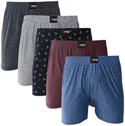 Cueca Samba Canção Short Dormir Pijama 05 unidades