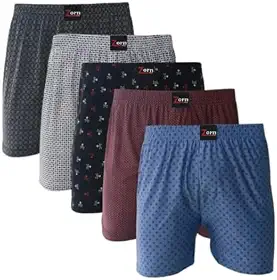 Cueca Samba Canção Short Dormir Pijama 05 unidades