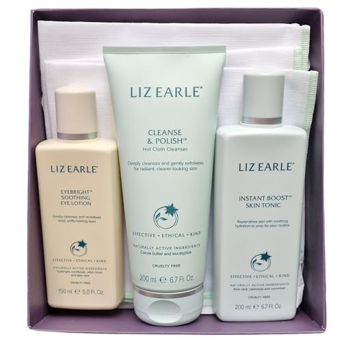 Limited Edition Liz Earle Revitalising 3 Piece Full-Size Gift Sets For Women with Hubsidia Thank You Card