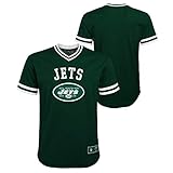 NFL Youth Boys (8-20) Tackle Twill V-Neck Mesh Top, New York Jets X-Large (18-20)