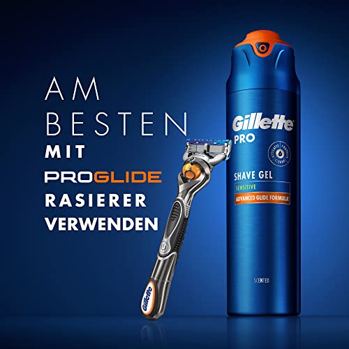 Gillette PRO Bartpflege Rasiergel Männer (200 ml), kühlt die Haut, um sie zu beruhigen und spendet dem Barthaar Feuchtigkeit… – Ansicht 5