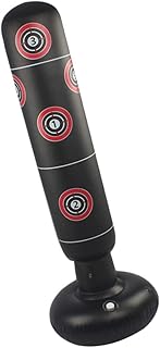 FOYTOKI Socando Coluna De Boxe Inflável Brinquedo Inflável Manequim De Perfuração Copo Para Crianças Saco De Boxe Torre Saco De Pancadas Autônomo Saco De Kickboxing Coluna De Copo