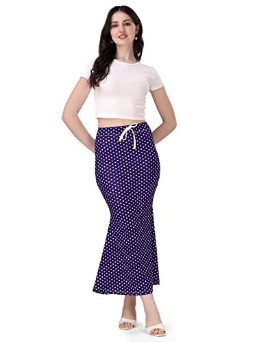 Image of Mehrang Lycra Saree Shapewear Petticoat for Women, Cotton Blended,Petticoat,Skirts for Women,Shape Wear Dress for Saree