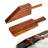 Mattress Lifter Tool for Changing Sheets, Acacia Wood Mattress Lifter Tool Mattress Lifters for Seniors Mattress Elevator Mattress Lifter Wedge, Ergonomic Bed Making Tool for Easy Sheet Tucking