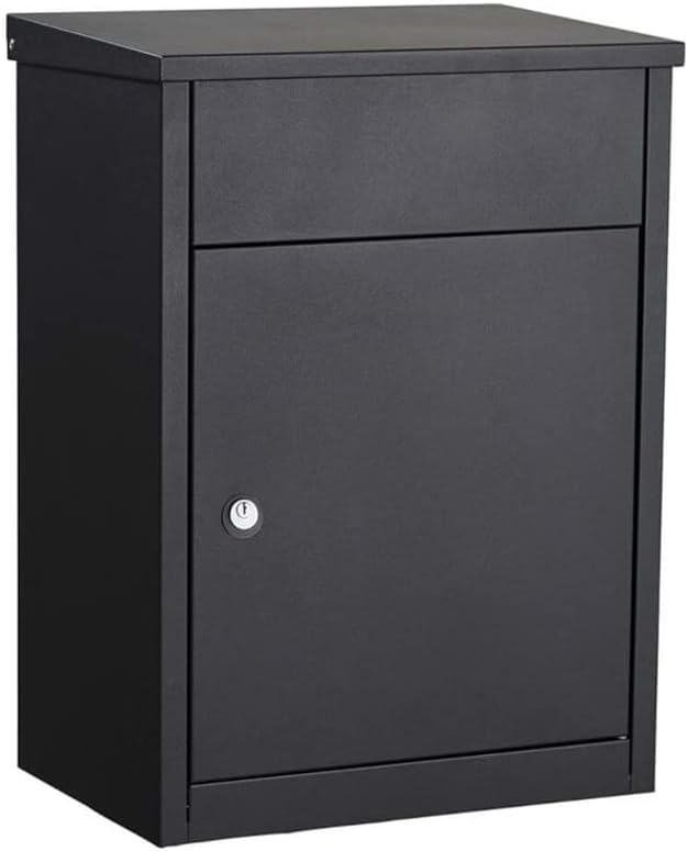 Allux F54512 Mailbox, Black, One Size