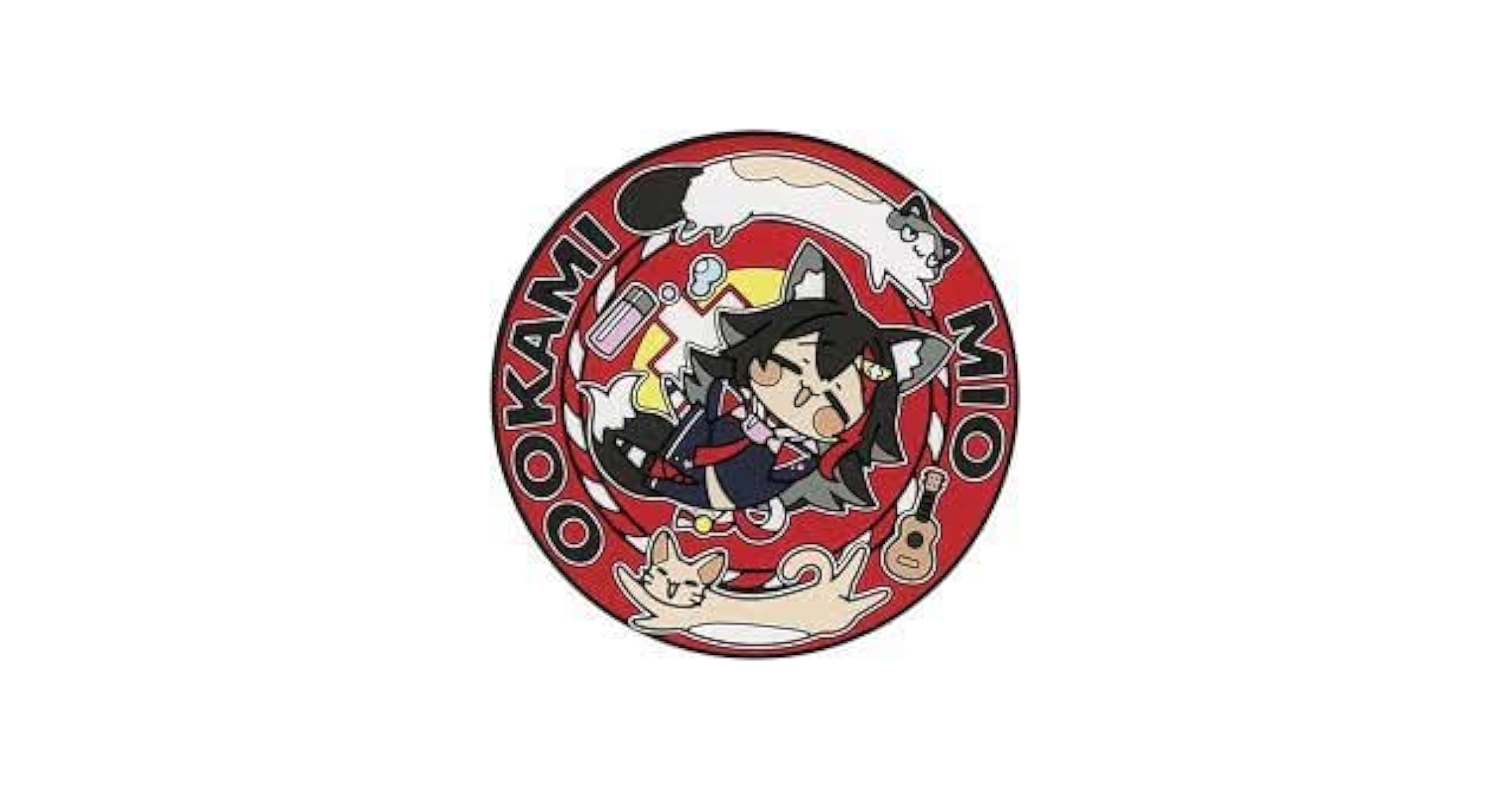 Amazon.co.jp: ホロライブ 大神ミオ 活動三周年記念 ラバー