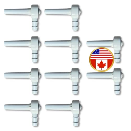 Maple Tapper Maple Tapping White Plastic Spiles – Set of 10-5/16” Tree Taps - Maple Tapping Supplies