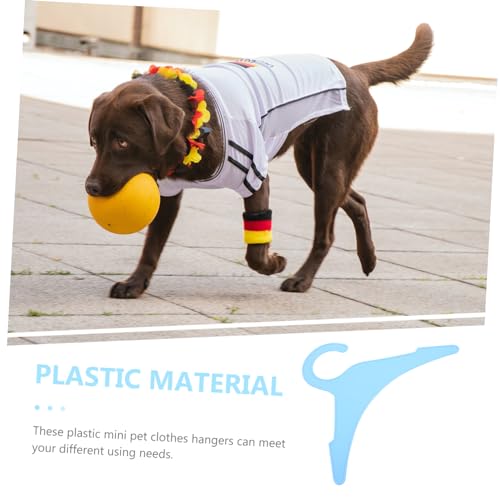 ORFOFE 10stücke Haustier Kleiderbügel Aus Kunststoff Robuste Hängemöglichkeit Für Katzen Und Hundefashion Platzsparend Und Leicht Für Kleine Tierbekleidung