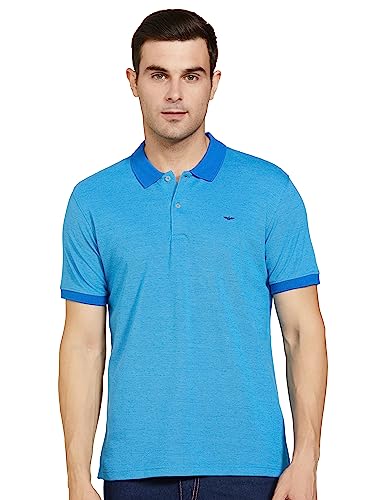Image of Park Avenue Men Cotton Blend Slim Fit T-Shirt