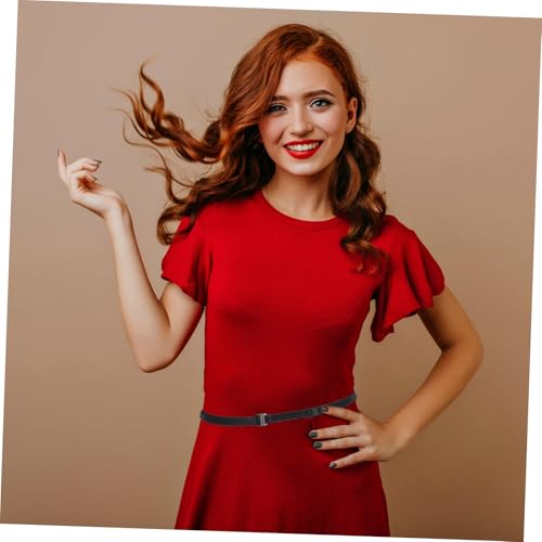 Men's Women's Elastic Waistband Adjustable Stretchy Belt for Tucking Shirts Jeans No Trace Design4