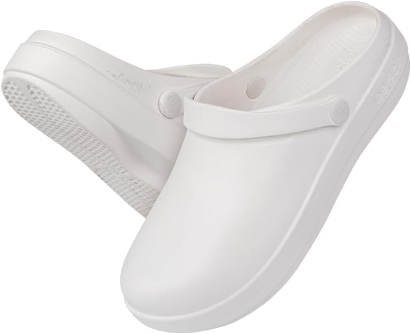 Jogger EVA Clogs for Men – Lightweight, Waterproof, and Comfortable Slip-On Garden & Casual Shoes Anti, Breathable for Indoor, Outdoor and Beach ZOTTO Off White