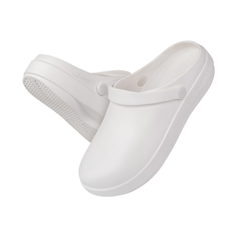 Jogger EVA Clogs for Men – Lightweight, Waterproof, and Comfortable Slip-On Garden & Casual Shoes Anti, Breathable for Indoor, Outdoor and Beach ZOTTO Off White