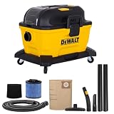 DEWALT 20V MAX Cordless Wet Dry Shop Vac 6 Gallon, Portable Vacuum Cleaner with Powerful Suction, Blower Function, On-Board Storage, Jobsite & Garage Vacuum, Tool Only, DXCVXA06B