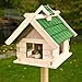 Produktbild Mucola Vogelhaus Holz Vogelfutterhaus Vogelvilla 44 x 34 x 37 cm Vogel-Futtersilo Vogelhäuschen Vogelfutterstation Futterhaus Vogelfutterspender