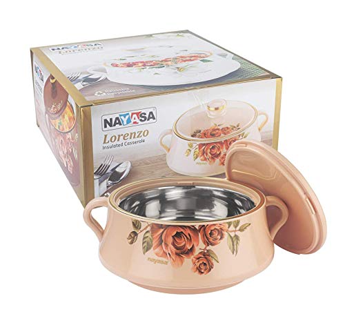 Nayasa Lorenzo Insulated Casserole 2500 ml, Beige 1