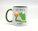 Produktbild Kaffeetasse oder Teetasse, 325 ml, Weiß / Grün