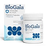 BioGaia Protectis Immune Active Probiotic | Probiotic + Vitamin D | Supports Immune, Digestive and Overall Health | Probiotics for Men & Women | Capsules | 60 Day Supply