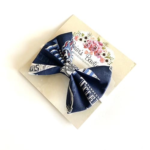 Titans Bow Baby Headband or Hair Clip2