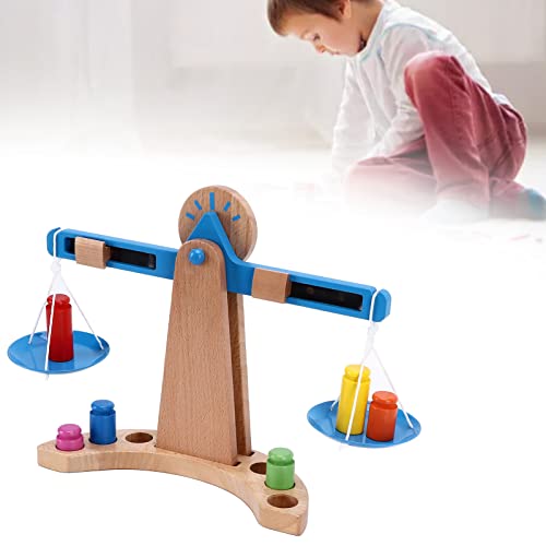 Image of Weighing Scale Toy, Teaching Aid Math Teaching Balance Scales Toy Educational with Tray for Children for School