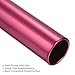 M METERXITY 2 Pack Relay Track Baton - Smooth Aluminum Alloy Hollow Tube, Apply to Team Building/Relay Races (Purple, Red)
