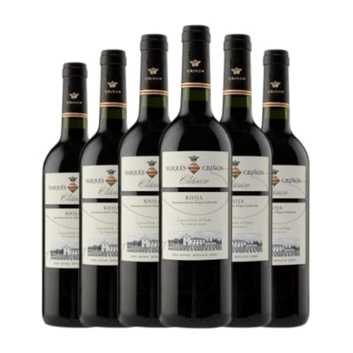 Marqués de Griñón Clásico Rioja Crianza 75 cl Vino tinto (Caja de 6 Botellas de 75 cl)