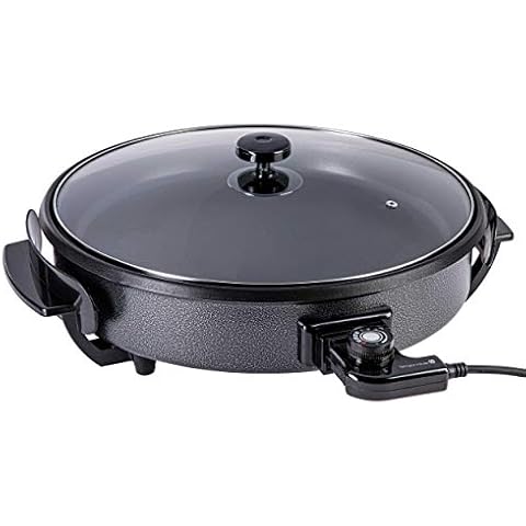 Sartén eléctrica Tarrington House MP1400 con tapa y revestimiento antiadherente Cover