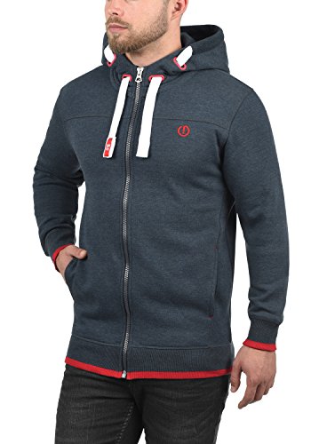 Solid SDBenjaminZip Herren Sweatjacke Kapuzenjacke Hoodie mit Kapuze Reißverschluss Kordelzug Baumwollmischung Regular fit – Bild 3