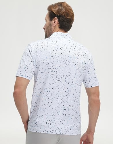 Camiseta Polo para Hombre de Golf, Secado Rápido y Transpirable, Manga Corta, Estilo Casual y Deportivo miniatura 3
