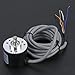 5-26V DC Incremental ABZ 3 Phase NPN Open-Collector Output Rotary Encoder 38mm Diameter E6B2-CWZ6C 2500P/R with 2m Wiring for Industrial Equipment