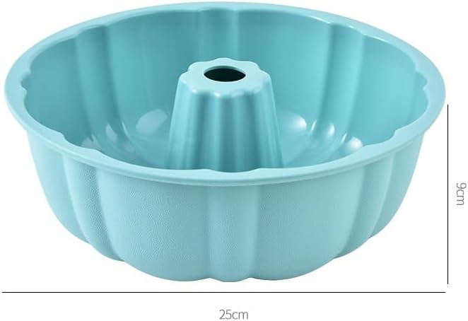 9 inch Silicone Dunots Cake Pan Pumpkin Cakes Baking Mold (Grey)